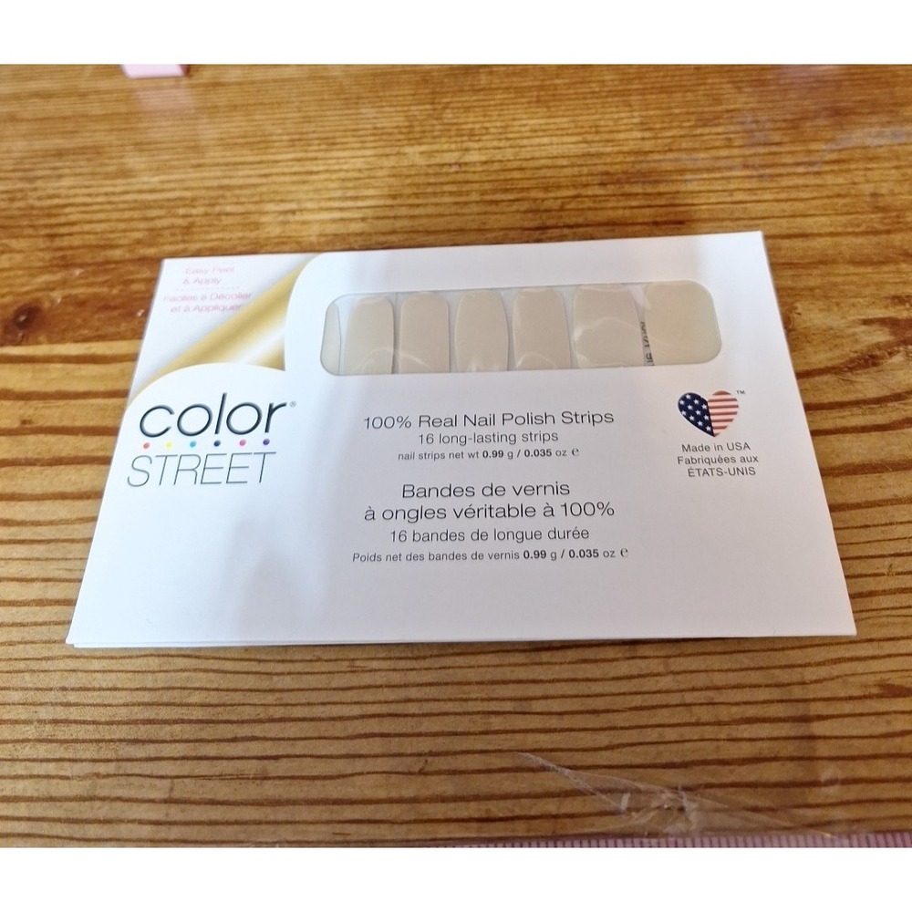 Color Street 100% Nail‎ Polish Strips Tie The Knot 16 Long Lasting Made in USA